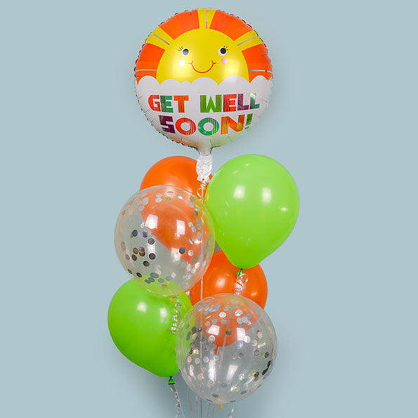 Deflated Balloons - Get Well Soon